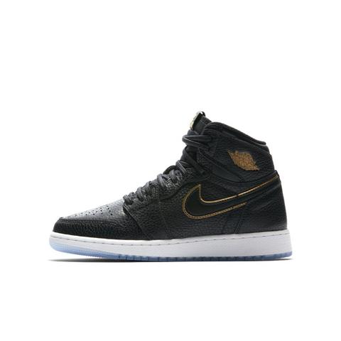 Scarpa Air Jordan 1 Retro High Og - Ragazzi - Nero