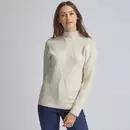 Dorothy Perkins - Cream Diamond High Neck Jumper