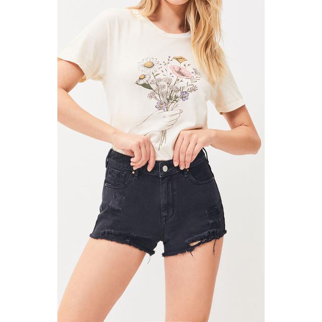 Pacsun Ripped Black High Rise Denim 