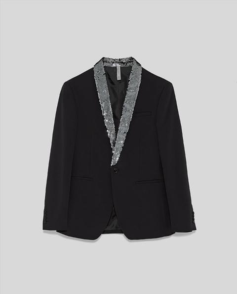 Blazer Traje Lentejuelas