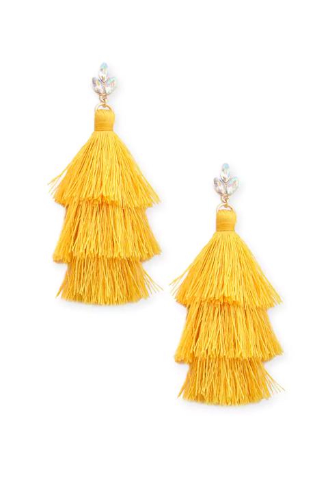 Tiered Tassel Earrings