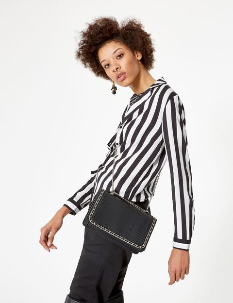 Sac Avec Chaînette Noir
