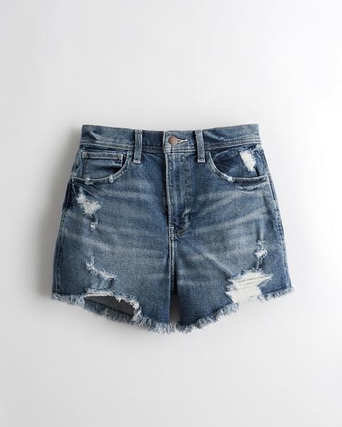 Lei Shorts Di Jeans Vintage Stretch A Vita Ultra Alta Da 4 In.