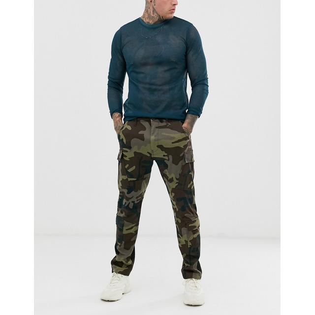 camouflage levi cargo pants