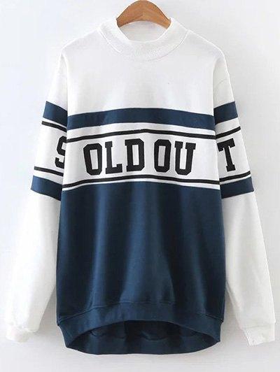 Mock Neck Oversized Sweatshirt