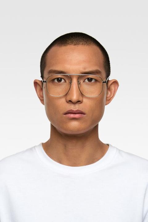 Gafas Montura Metálica de Zara en 21 Buttons