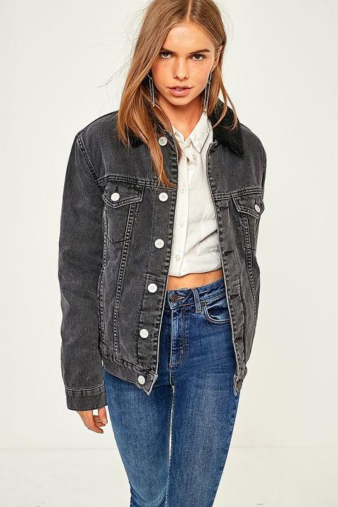 bdg black jean jacket