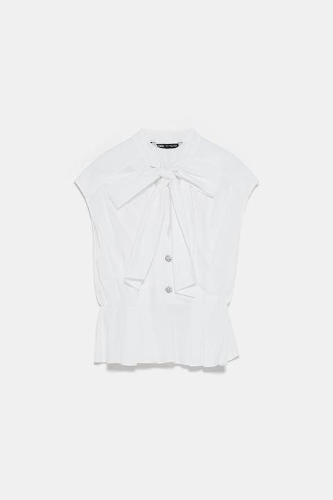 Camicia Popeline Fiocco