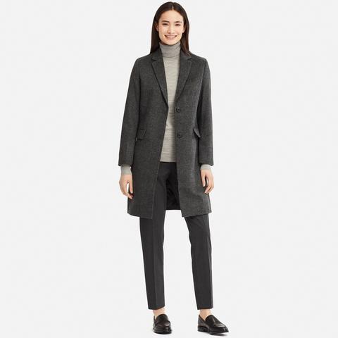 Women cashmere blended 2025 chester coat