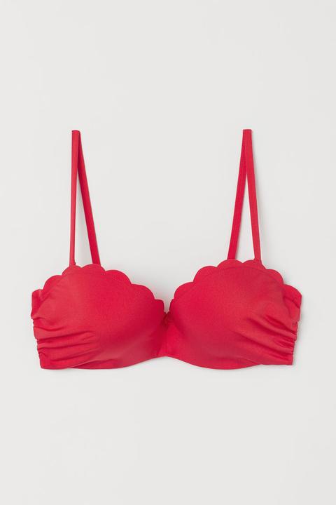 Top De Bikini Super Push-up - Rojo