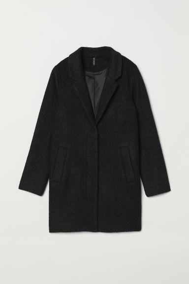 H & M - Cappotto In Misto Lana - Nero