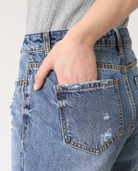 Jeans Dritto Destroy