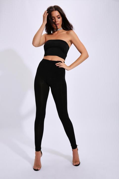 Black Sparkle Style Leggings