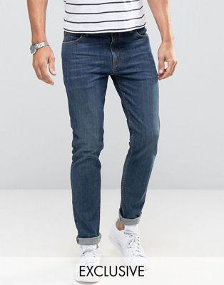 Noak - Jeans Skinny Lavaggio Blu Scuro - Blu