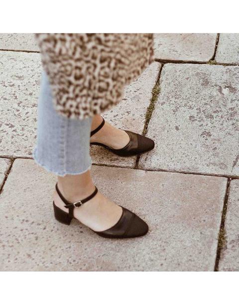 Zapatos Tacón Negro
