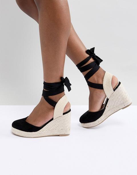 Pimkie - Zeppe Espadrillas - Nero