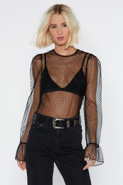 Spot On Mesh Top