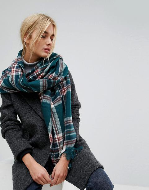 Bufanda Larga A Cuadros Jalle Heritage De Pieces