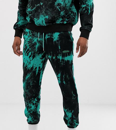 Agora Relaxed Joggers In Tie-dye-black