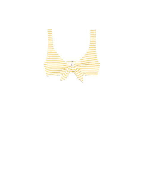 Top Bikini Nudo Delantero Rayas