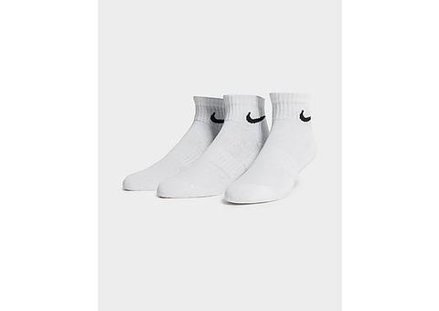 Nike 3-pack Lightweight Quarter Socks - White - Mens