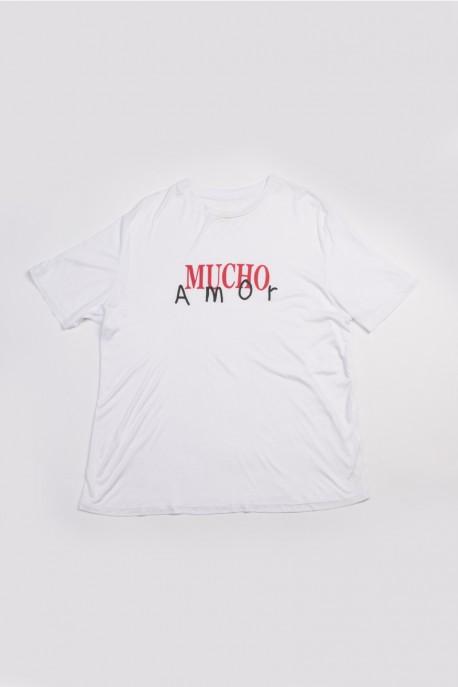 Camiseta Mucho Amor Blanca