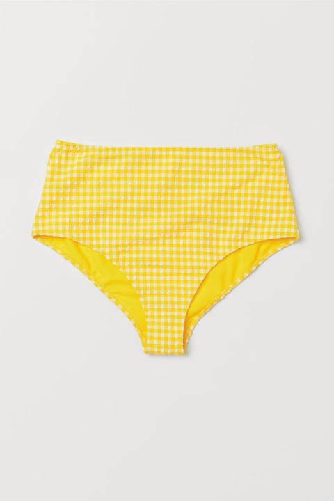 Braga De Bikini High Waist - Amarillo