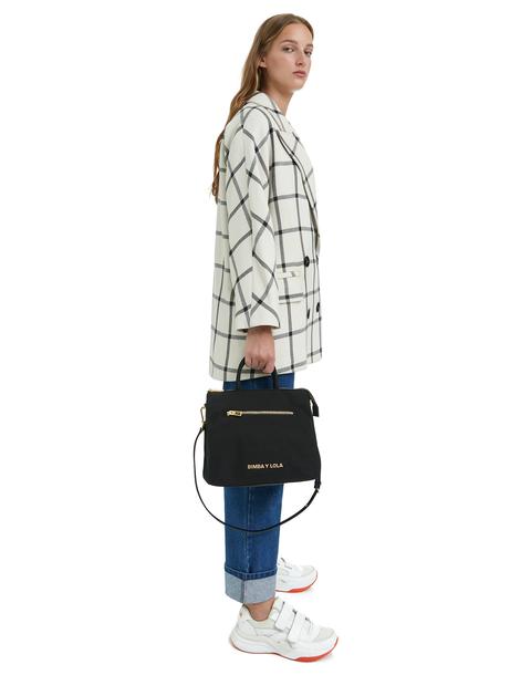 Bolso Bandolera Grande Bolsillo Negro