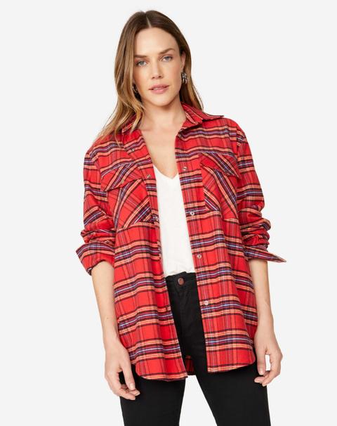 Camisa Oversized Xadrez Flanelada