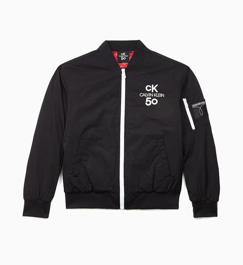 Cazadora Bomber Con Logo Ck50