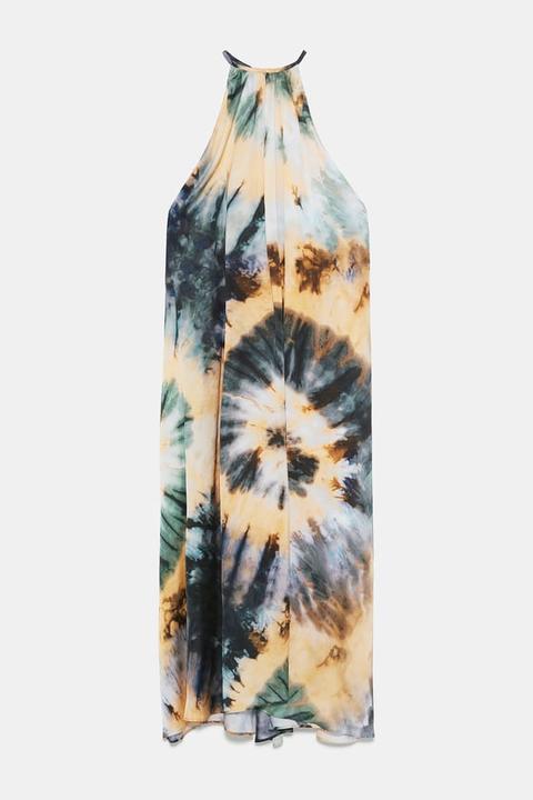 Vestido Estampado Tie Dye