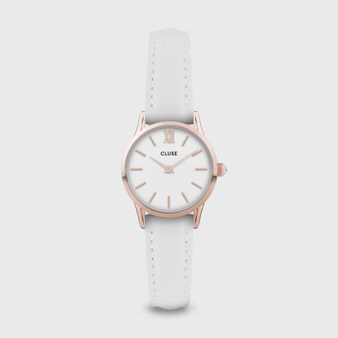 La Vedette Leather Rose Gold White/white