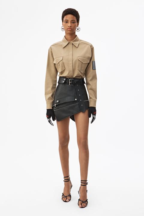 Deconstructed Moto Skirt