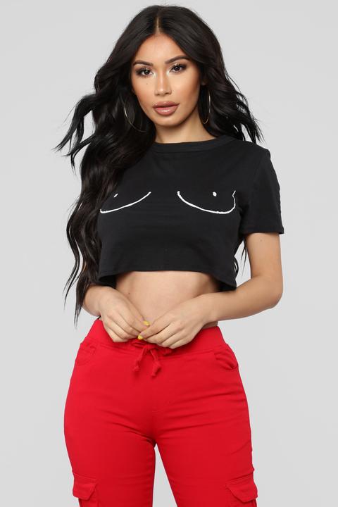 Nip Slip Tee - Black