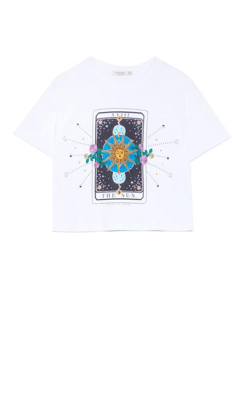Camiseta Crop Manga Corta
