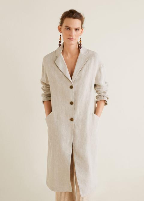 Chaqueta Lino Botones