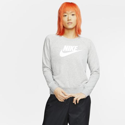 Nike Sportswear Essential Sudadera De Chándal De Tejido Fleece - Mujer - Gris