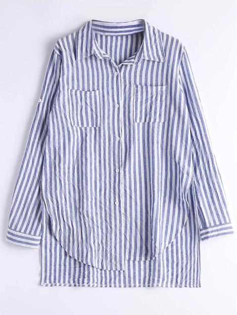 Camicia A Righe In Fiocco A Righe