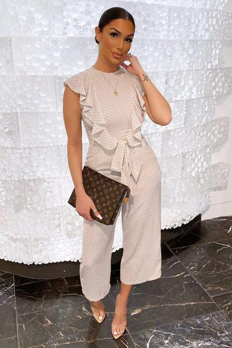 ax paris polka dot jumpsuit