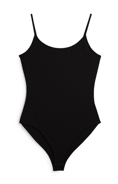 black cami bodysuit
