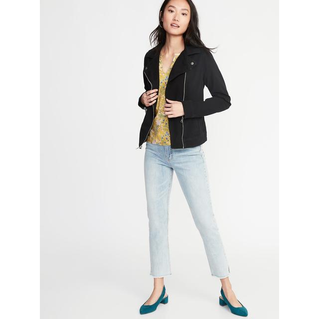 old navy twill moto jacket