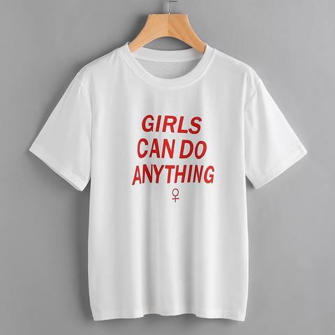 T-shirt Con Stampa Di Slogan