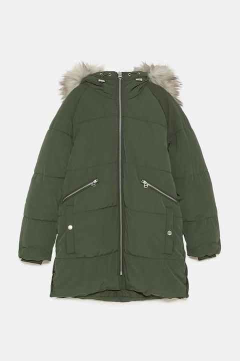 Parka Acolchada Capucha