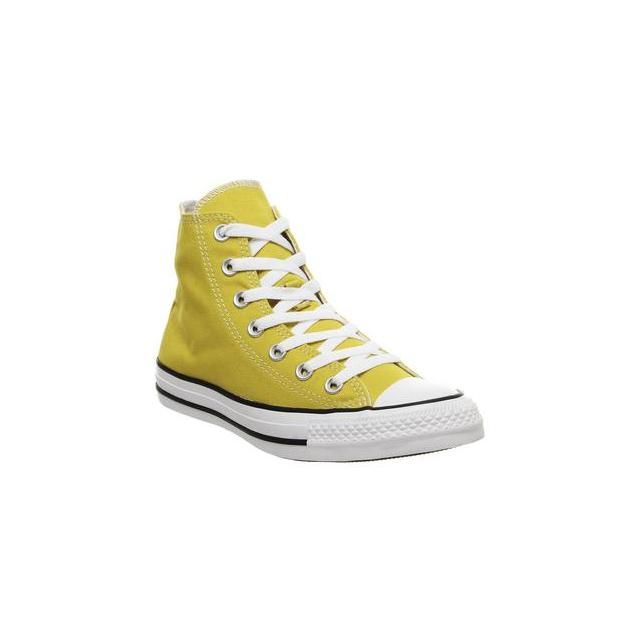office yellow converse