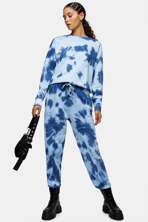 Blue Tie Dye Joggers