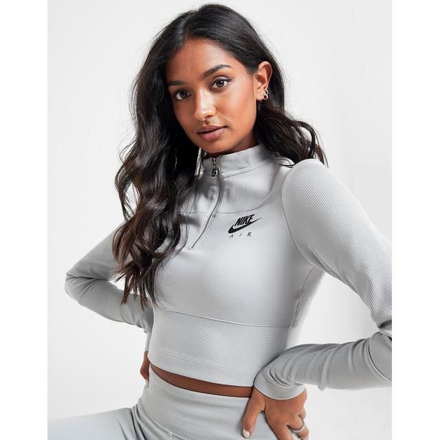 Nike air cheap zip crop top