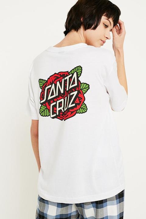 Santa Cruz Rose Dot Logo T-shirt