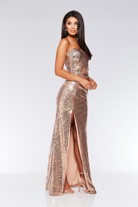 quiz champagne dress