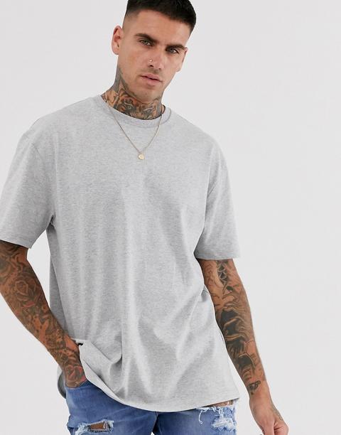 Camiseta Extragrande Gris Marga De Topman