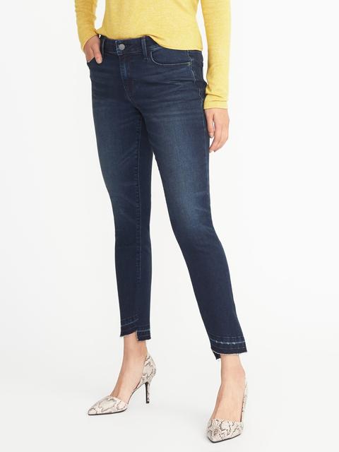 old navy step hem jeans